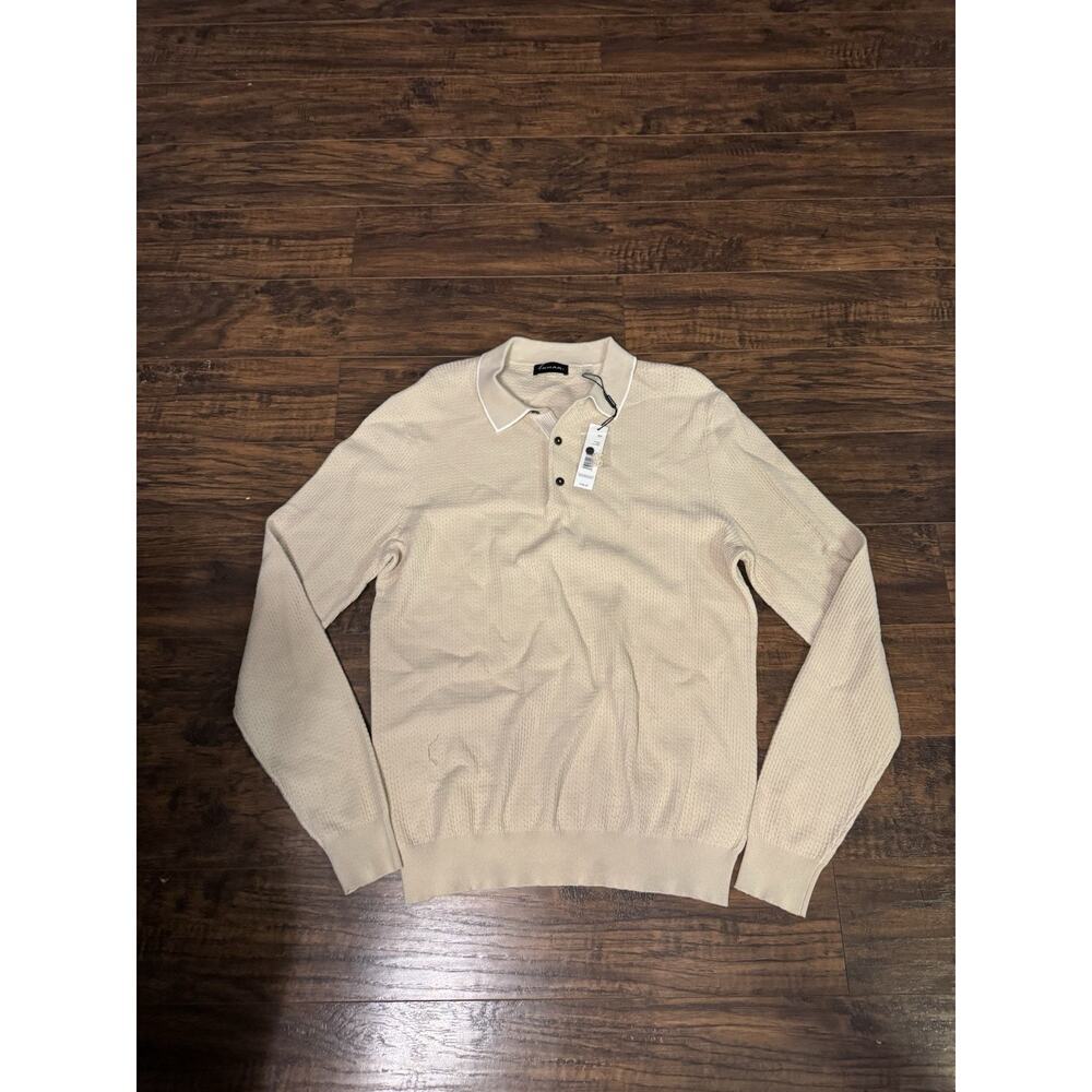 Tahari Mens Long Sleeve Sweater NICE Fabric Sz:small $68
